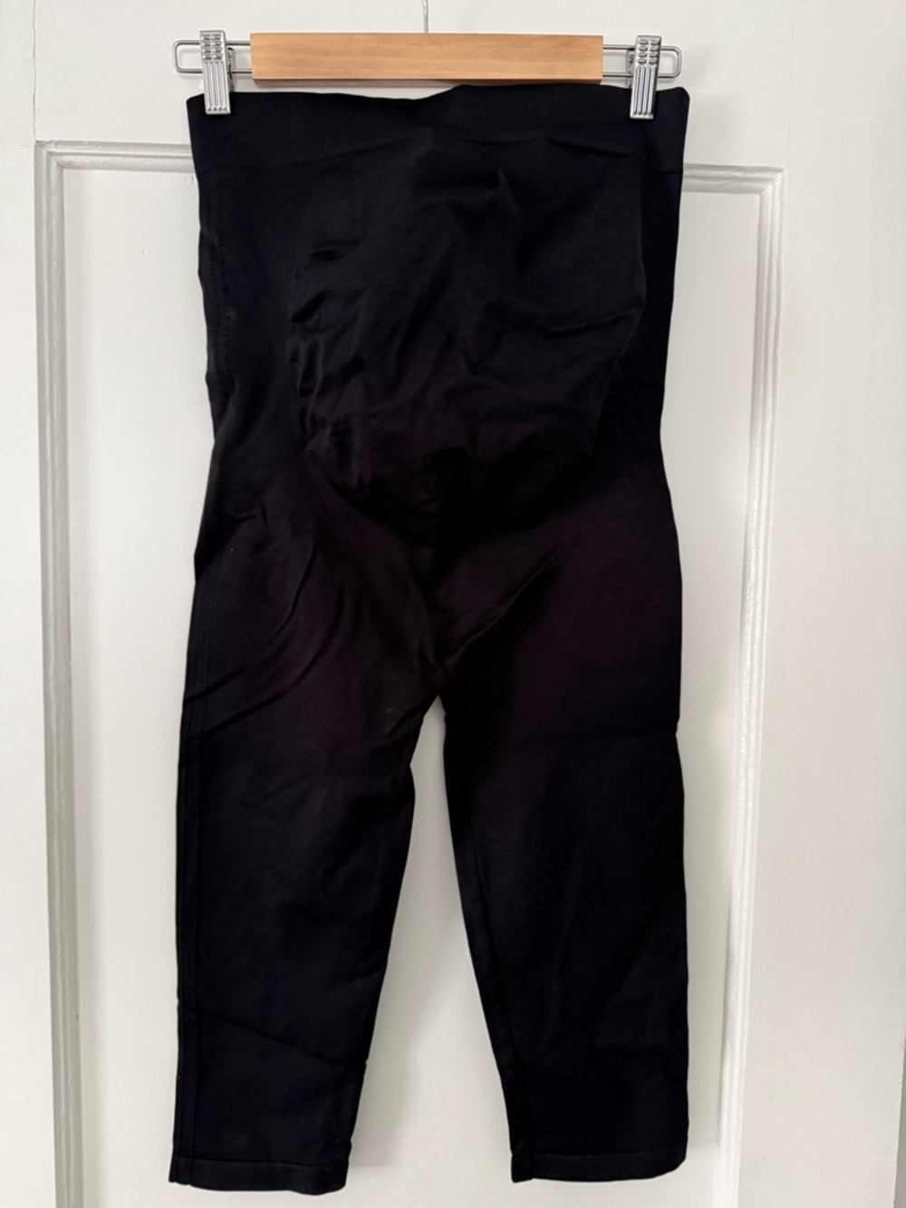 Blanqi 3/4 crop maternity support leggings - Black - Large